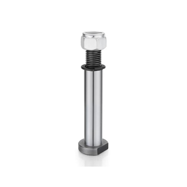Tyre Axle Pin With Nylon Nut and Flat Spring Washer